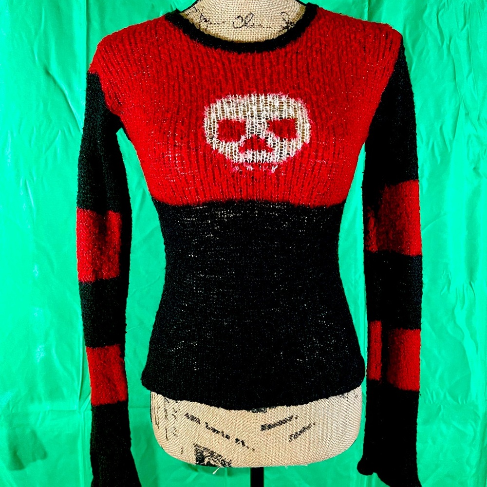 Rare Tripp skull sweater